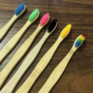 Colourful Bamboo Toothbrush