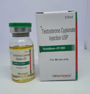 Testosterone Cypionate USP 250mg Injection, Color : White