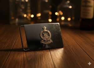 Steel Chhattisgarh Home Guard Belt Buckle