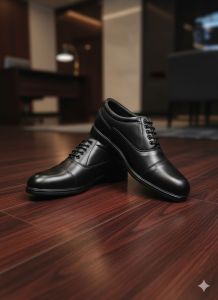 Pure Leather Police Pattern Uniform Shoes, Brand Name : Raidas