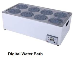 Electric Stainless Steel 40 To 100 DEG C 50hz Digital Water Bath