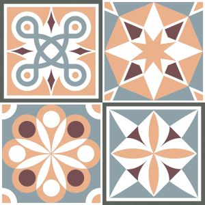 300x300mm Beige Moroccan Geometric Ceramic Tile