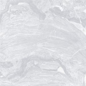 333×333mm Light Gray Wavy Marble Look Ceramic Wall Tile