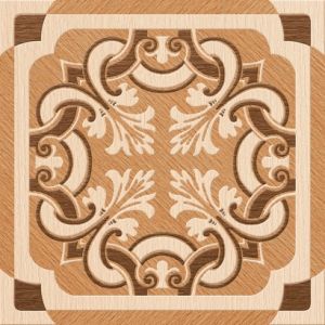 333×333mm Wood Look Medallion Pattern Ceramic Wall Tile