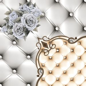 333x333mm Metallic Motif Ceramic Tile