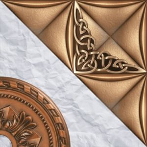 333x333mm Sweeping Marble Ceramic Tile