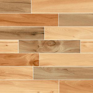 400×400mm Wood Inlay Floral Motif Decorative Ceramic Tile