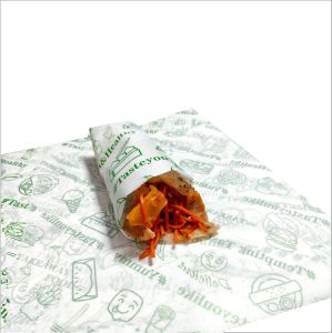 120GSM Food Grade Ink Printed One Side Coated Butter Paper