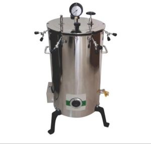 Mild Steel Vertical Cylindrical Sterilizer SY-T016 for Sterilization