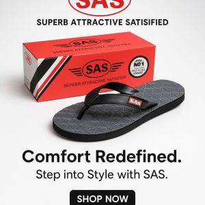 Rubber Sas Plain Ladies Slippers All Sizes