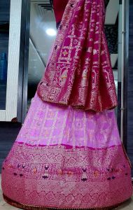 Meena Zari Dola Silk Full Weaving Heavy Lehenga Set with Chunni