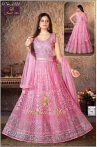 Rich Finish Gorgette Net Designer Bridal Choli