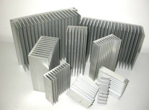 Aluminium Heat Sink, Color : Silver for Cooling Electronic Components