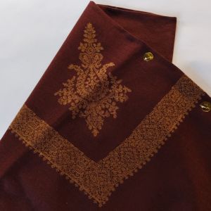 Premium Mussar Single Thread Embroidered Head Scarf