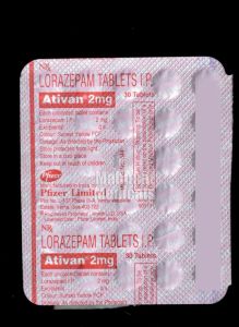 Ativan Tablets, Formulation : Lorazepam for Anxiety