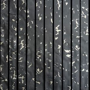 9L-317 Dark Grey PVC Fluted Louvers Panel