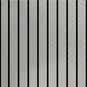 9S-341 Light Grey PVC Fluted Louvers Panel