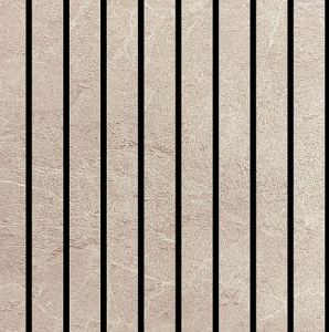 9S-350 Matte Wood PVC Fluted Louvers Panel