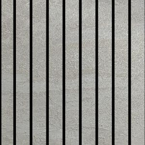 9S-349 Matte Grey PVC Fluted Louvers Panel