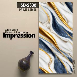SD-2308 Prime Series Living Room PVC UV Wall Marble Sheet