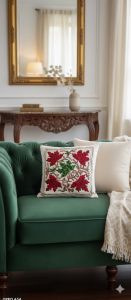 Embroidered Cushion Cases