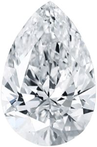 ST-3345 Pear Shaped Lab Grown Diamond
