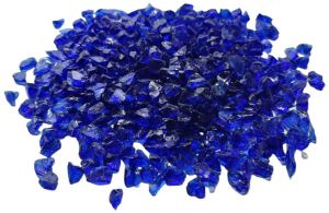 Blue Crushed Glass Cullets, Condition : Used, Waste