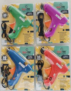 GLU-TEK 60W Glue Gun with On/off Switch & LED Indicator