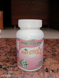 Spirulina Vitamin B12 D3 Capsule, Brand Name : Ratstar