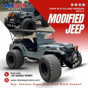 custom-modified Jeep