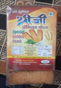 Wheat Flour Shri Ji Special Rusk Toast, Color : Golden Brown