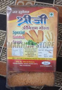 Crunchy Wheat Flour Shri Ji Special Rusk Toast, Color : Golden Brown