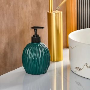 Green Plastic Liquid Soap Dispenser