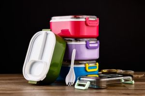 Multiple Compartment Plastic Lunch Box