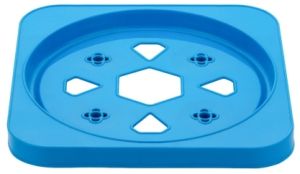 Plastic Easily Movable Cylinder Trolley Stand