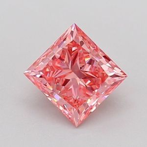 1–5 CT Princess Lab Grown Diamond in Fancy Pink