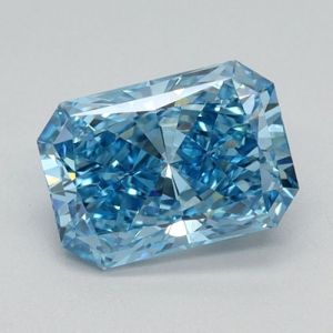 IGI Certified 1–5 CT Radiant Fancy Blue Lab Grown Diamond