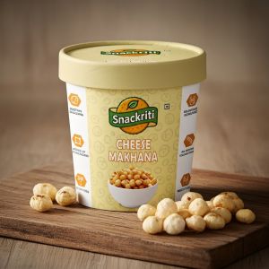 Light Roasted Lotus Seeds (Makhana) Snackriti Cheese Makhana