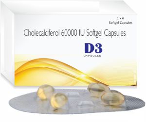 60000 IU Cholecalciferol Vitamin d3 Tablets, Color : White