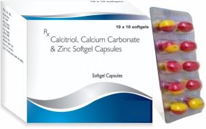 Calcitriol Carbonate 500mg Zinc Softgel Capsules