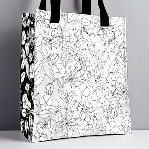 Printed Cotton Shopping Bag