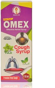 Omex Cough Syrup, Form : Liquid, Composition : Ayurvedic