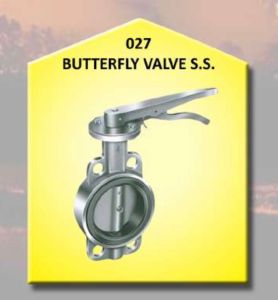 Stainless Steel Butterfly Valves, Color : Silver