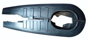 Plastic Bajaj Platina Bike Chain Cover, Color : Black