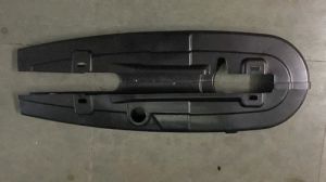 ABS Plastic Bajaj Pulsar 150 Bike Chain Cover, Color : Black