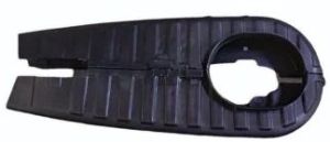 Hero Splendor Bike Chain Cover, Color : Black