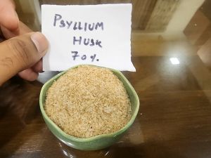 Common Psyllium Husk 70%, Brand Name : Vertexus Global LLP Dried
