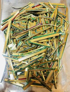 RAM Scrap for Gold Recovery