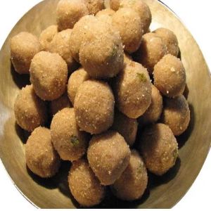 Jaggery Panjeeri Laddu, Shape : Round