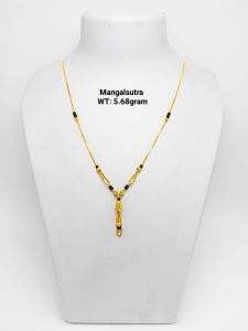 22KT New Design Gold Mangalsutra, Brand Name : Sunbera All Function